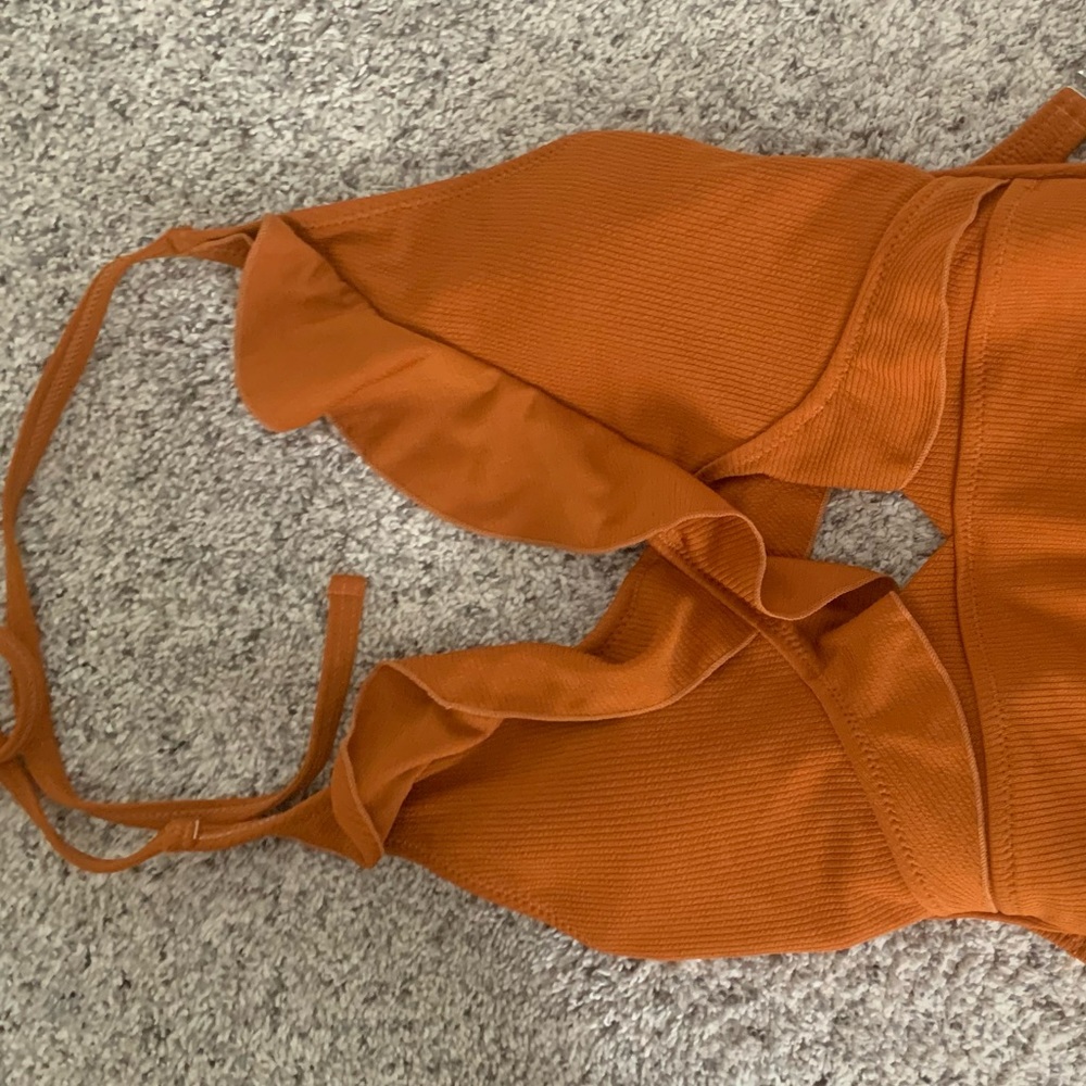 Never worn burnt orange bathing suit. Cupshe. Tags still on
